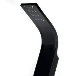 Maverick Tower Shower Panel (Thermostatic) - Black -Modern Bath Shop maverickthermostaticshowerpanelblackbsp001d1