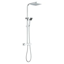 Milan Modern Thermostatic Shower - Chrome 6 Milan Modern Thermostatic Shower - Chrome -Modern Bath Shop mil002 v2 d1