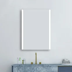 Toreno 500x700mm LED Illuminated Bluetooth Mirror Cabinet With Motion Sensor, Shaving Socket & Anti-Fog -Modern Bath Shop mir017 d3n