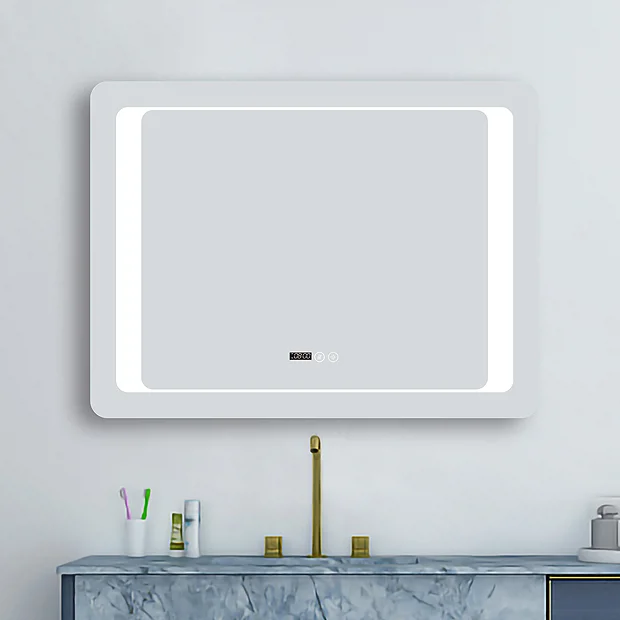 Toreno 800x600mm LED Illuminated Bathroom Mirror Inc. Anti-Fog & Touch Sensor 2 Toreno 800x600mm LED Illuminated Bathroom Mirror Inc. Anti-Fog & Touch Sensor - Image 2