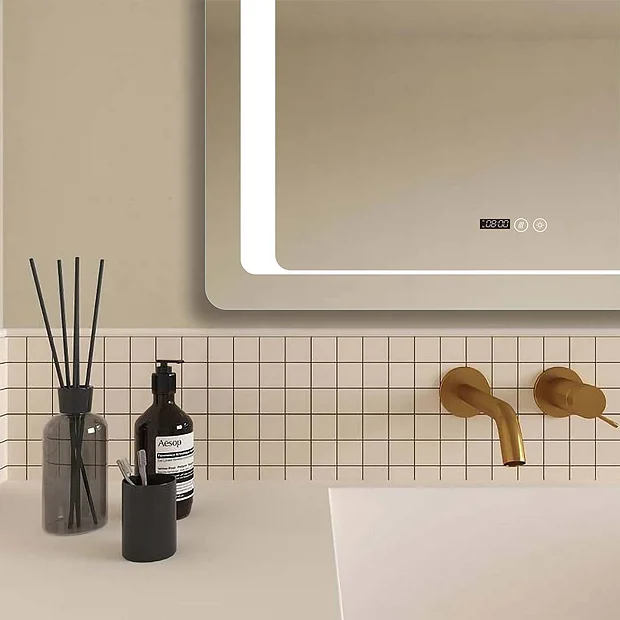 Toreno 800x600mm LED Illuminated Bathroom Mirror Inc. Anti-Fog & Touch Sensor 1 Toreno 800x600mm LED Illuminated Bathroom Mirror Inc. Anti-Fog & Touch Sensor