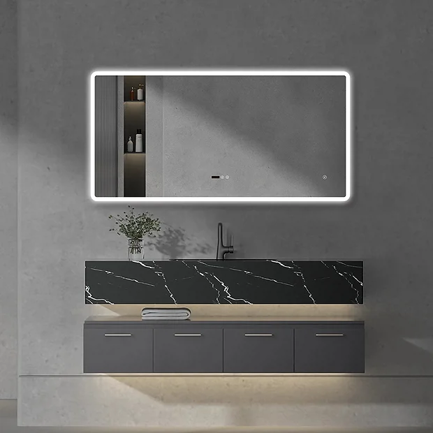 Toreno 1200 X 600mm Bluetooth LED Illuminated Mirror Inc. Anti-Fog, Shaver Socket & Touch Sensor 2 Toreno 1200 X 600mm Bluetooth LED Illuminated Mirror Inc. Anti-Fog, Shaver Socket & Touch Sensor - Image 2