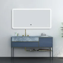 Toreno 1200 X 600mm Bluetooth LED Illuminated Mirror Inc. Anti-Fog, Shaver Socket & Touch Sensor 10 Toreno 1200 X 600mm Bluetooth LED Illuminated Mirror Inc. Anti-Fog, Shaver Socket & Touch Sensor -Modern Bath Shop mir024 d3