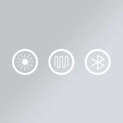 Toreno 1200 X 600mm Landscape LED Back-lit Bluetooth Mirror Incl. Touch Sensor + Anti-Fog -Modern Bath Shop mir026nd1