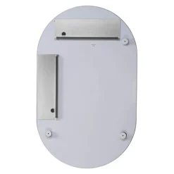 Croydex Harrop Hang N Lock Rounded Rectangle Mirror 650 X 400mm -Modern Bath Shop mm701300 d2n