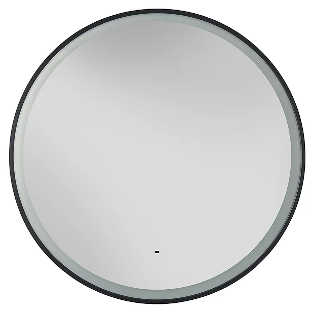 Heritage Newick Black 590mm Illuminated Circular Mirror With Demister Pad 3 Heritage Newick Black 590mm Illuminated Circular Mirror With Demister Pad - Image 3