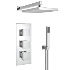 Milan Concealed Shower Package With Head + Handset -Modern Bath Shop mshrpcknd1