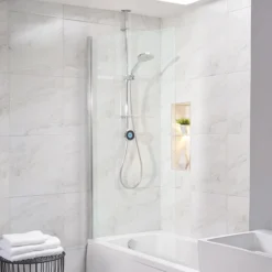 Aqualisa Optic Q Smart Shower Exposed With Adjustable Head And Bath Filler -Modern Bath Shop opq.a.ev .dvbtx .20 d1