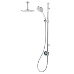 Aqualisa Optic Q Smart Shower Exposed With Adjustable And Ceiling Fixed Head -Modern Bath Shop opq.a.ev .dvfc .20 d1