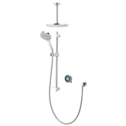 Aqualisa Optic Q Smart Shower Concealed With Adjustable And Ceiling Fixed Head -Modern Bath Shop opqabvdvfc20 d1