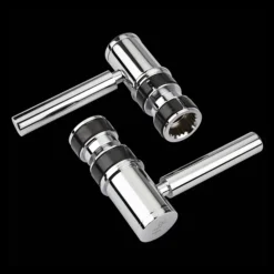 Hudson Reed Minimalist Lever Wall Mounted Basin Mixer - Chrome