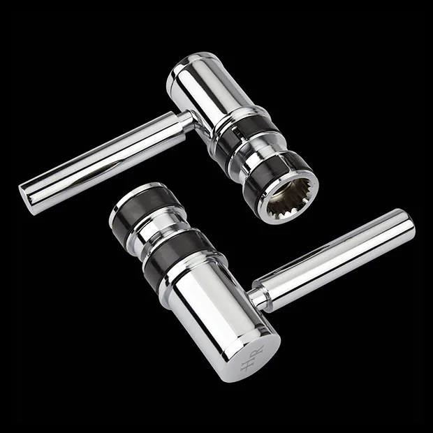 Hudson Reed Minimalist Lever Wall Mounted Basin Mixer - Chrome 1 Hudson Reed Minimalist Lever Wall Mounted Basin Mixer - Chrome