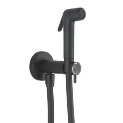 Crosswater MPRO Matt Black Integrated Douche Valve, Handset & Holder