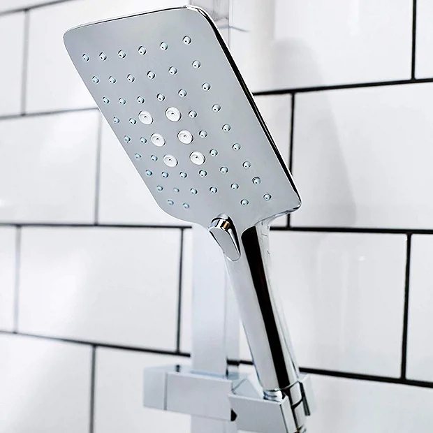 Bristan Quadrato Thermostatic Bar Shower Valve With Rigid Riser + Fast Fit Kit 4 Bristan Quadrato Thermostatic Bar Shower Valve With Rigid Riser + Fast Fit Kit - Image 4