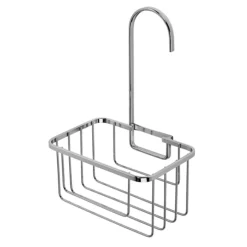 Croydex Hanging Shower Riser Rail Caddy - Chrome Plated 8 Croydex Hanging Shower Riser Rail Caddy - Chrome Plated -Modern Bath Shop qm260441ai1