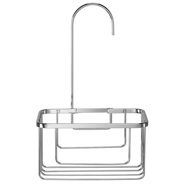 Croydex Hanging Shower Riser Rail Caddy - Chrome Plated 5 Croydex Hanging Shower Riser Rail Caddy - Chrome Plated - Image 5
