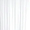 Satin Stripe Shower Curtain W1800 X H2000mm - White