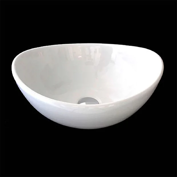 RAK Shell Sit On Vanity Basin - No TH 2 RAK Shell Sit On Vanity Basin - No TH - Image 2