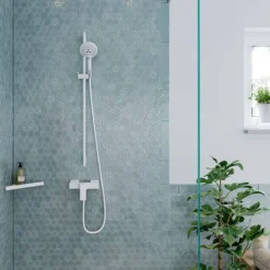 Hansgrohe AddStoris Chrome Corner Shower Basket -Modern Bath Shop shower lifestly 1