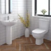 Sofia Modern Basin With Full Pedestal (1 Tap Hole)