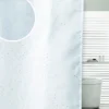 Sparkle Swirl W1800 X H1800mm Polyester Shower Curtain - White