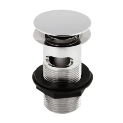 Asquiths Solitude Tall Mono Basin Mixer With Push-Button Waste