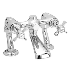 Heritage - Dawlish Bath Filler - Chrome