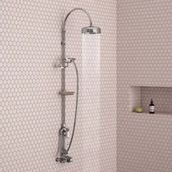 Trafalgar Traditional Deluxe Exposed Shower - Chrome