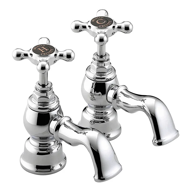 Bristan Trinity 2 Bath Pillar Taps Chrome 1 Bristan Trinity 2 Bath Pillar Taps Chrome