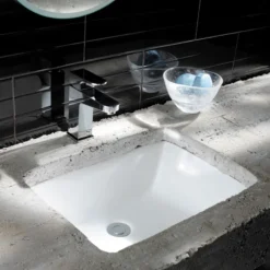 Crosswater - Torino A Midi Undermount Basin - 510 X 375mm 7 Crosswater - Torino A Midi Undermount Basin - 510 X 375mm -Modern Bath Shop um0051scw d2