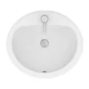 Rio Oval Inset Basin 1TH - 520 X 460mm