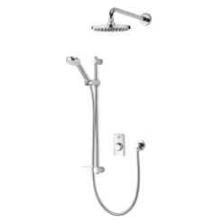 Aqualisa Visage Q Smart Shower Concealed With Adjustable And Wall Fixed Head -Modern Bath Shop vsq.a1.bv .dvfw .20 d2