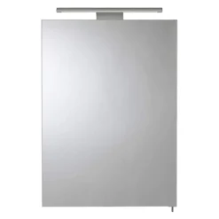 Croydex Madison Hang N Lock Single Door Illuminated Mirror Cabinet With Shaver Socket 700 X 500mm -Modern Bath Shop wc147369e d1n