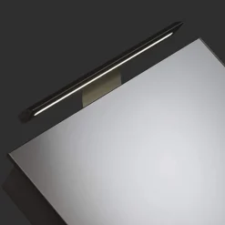 Croydex Madison Hang N Lock Single Door Illuminated Mirror Cabinet With Shaver Socket 700 X 500mm -Modern Bath Shop wc147369e d2n