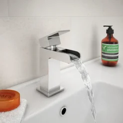 Monza Waterfall Mini Basin Tap -Modern Bath Shop wf006 detail2
